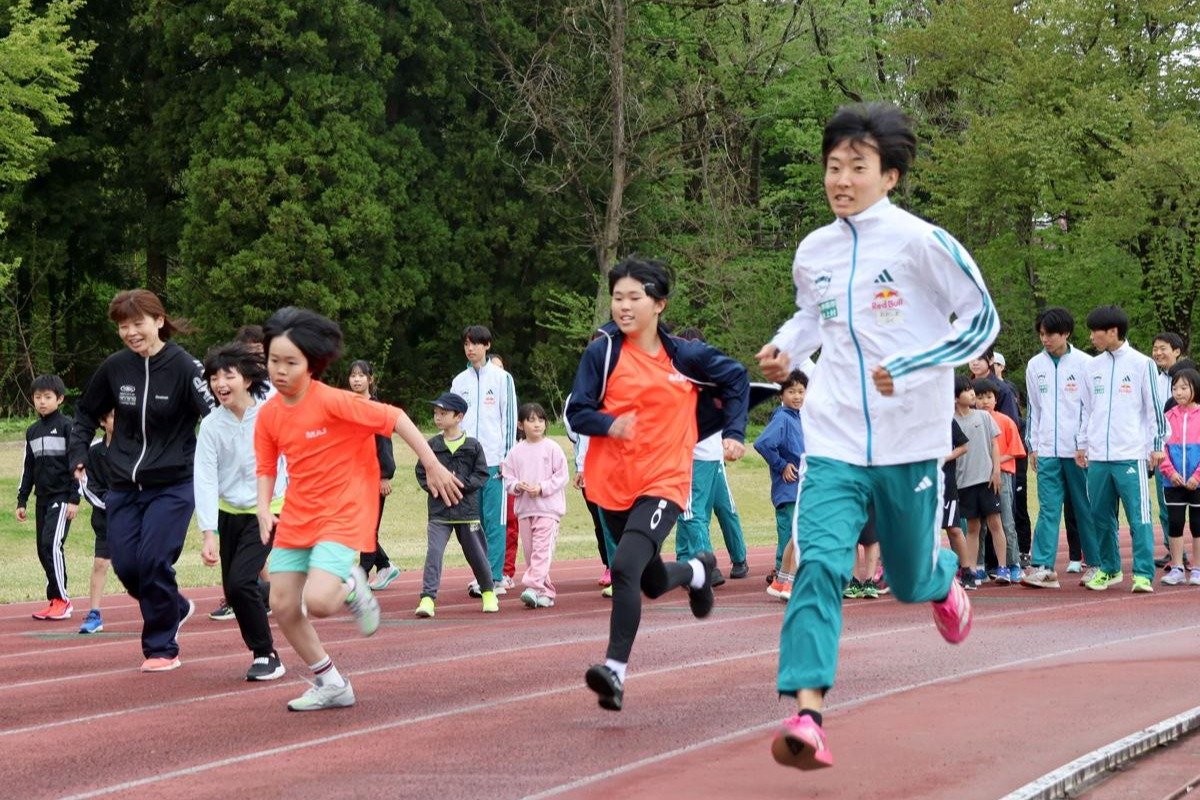 青山学院大学が贈るランニング教室、夢を育む特別な時間