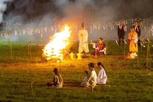 　愛知県日進市の牧場付近で撮影された劇中場面（井上雅貴監督提供）