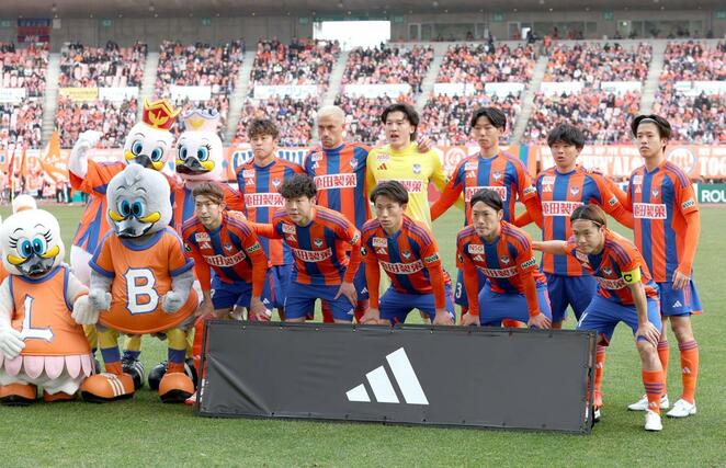 ホーム開幕戦スタメン=ビッグスワン
