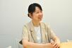 『週刊ファミ通』の嵯峨寛子編集長。誌面には「ロマンシング★嵯峨」の名前で登場する＝５月、東京都文京区