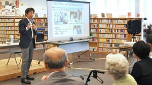 「災害から身を守るため、気象情報をうまく使ってほしい」と語る斉田季実治さん=南魚沼市六日町