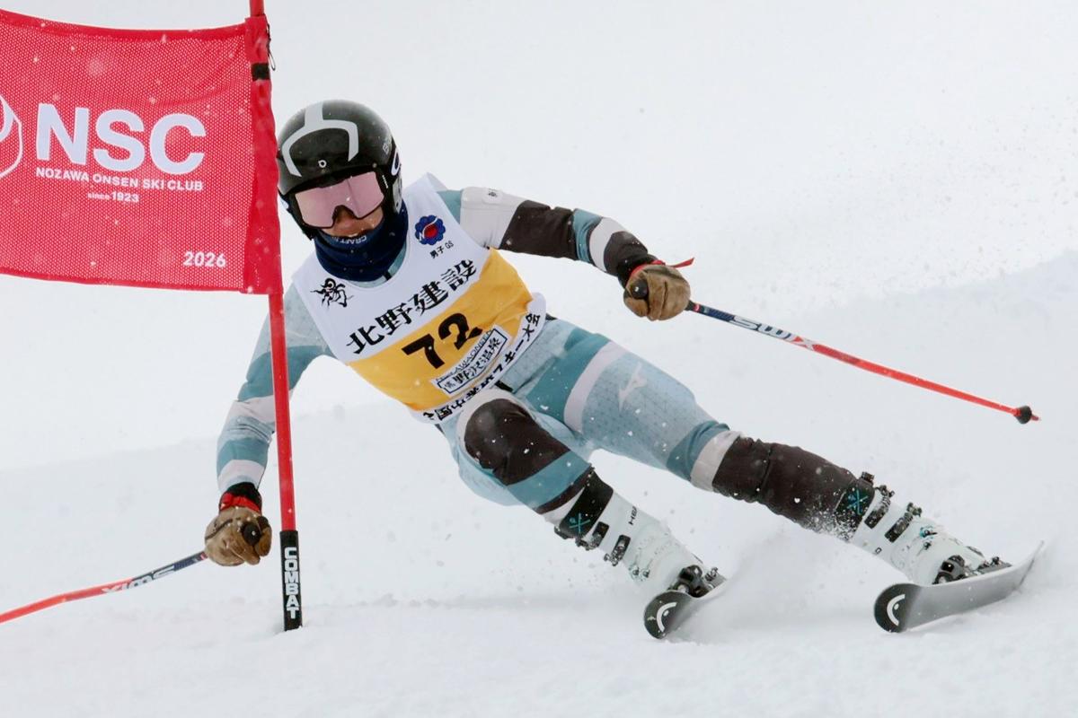 スキー・全国中学生大会］熱戦開幕！アルペン男子大回転、新潟県勢最高