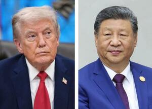 　トランプ米大統領（ＡＰ＝共同）、中国の習近平国家主席（タス＝共同）