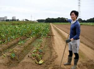 大木農園代表の大木洋史さん=9日、埼玉県川越市