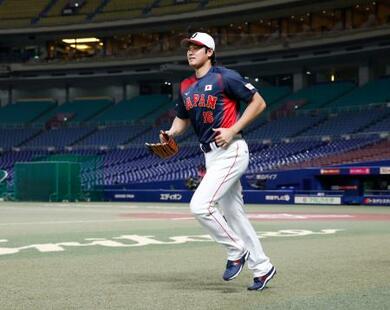 【新品未使用】WBC 日本代表　大谷翔平選手L 大谷、WBC日本代表に合流 実戦出場は3月2日から | 新潟日報