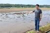 　飼料用米を増やす決断をしたコメ農家の星淳弥さん＝１１日、福島県会津坂下町