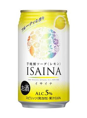 　宝酒造の「『ＩＳＡＩＮＡ』芋焼酎ソーダ〈レモン〉」