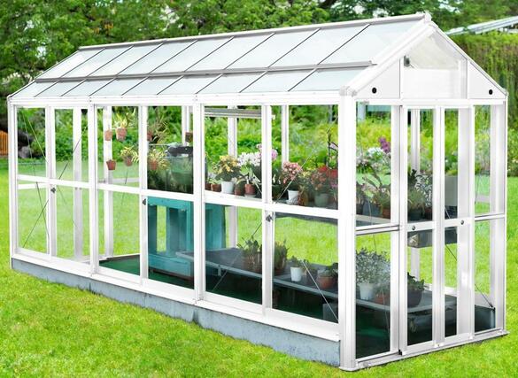 三条工機製作所が販売する温室「ホワイト」のイメージ画像(三条工機製作所提供)