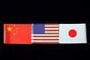 日米中の国旗(共同)