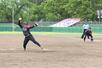 熱戦を展開した「ニトリＪＤリーグ」の公式戦＝５月３１日、上越市本城町