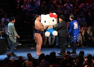 ハローキティがアンバサダーを務めた『大相撲ロンドン公演』(C)’25 SANRIO 著作(株)サンリオ