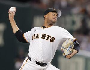 　巨人・マルティネス＝昨年９月、東京ドーム