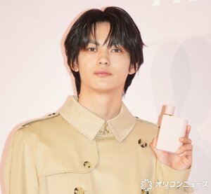 『BURBERRY HER SAKURA JOURNEY ポップアップ』オープニングイベントに出席した神尾楓珠（C）ORICON NewS inc.