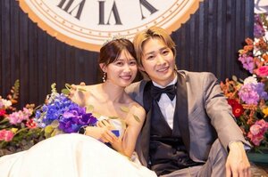 （左から）西澤由夏アナウンサー、きょうすけ氏（写真は西澤アナのインスタグラムより）