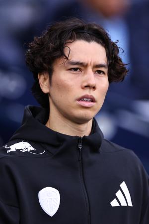 　リーズの田中碧＝２０２５年１１月（ゲッティ＝共同）