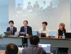 「日本患者会議」が開いたシンポジウム=8月、東京都中央区
