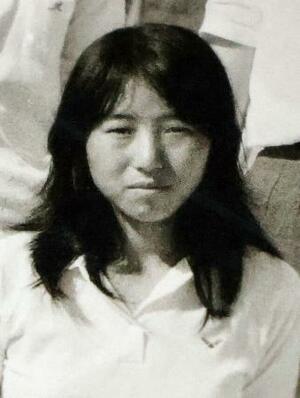 　安福久美子容疑者（高校の卒業アルバムから）