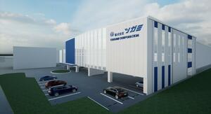 ツガミの新工場棟の外観イメージ