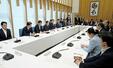 首相官邸で開かれた原子力関係閣僚会議=9月6日午前