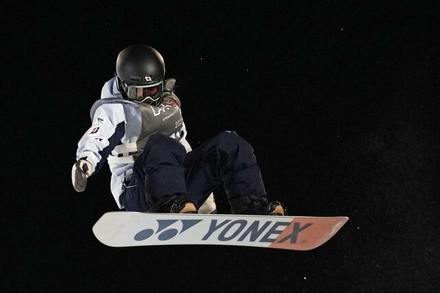 ハーフパイプ第５戦で女子５位の冨田るき＝ラークス（共同）