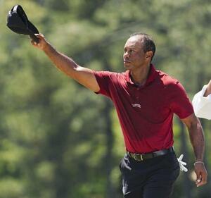 　タイガー・ウッズ＝昨年４月、オーガスタ・ナショナルＧＣ