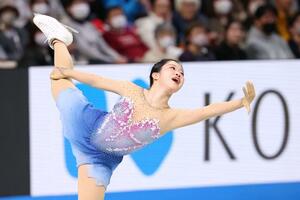 フィギュアスケート　グランプリファイナル女子フリー演技する中井亜美＝２０２５年１２月６日、名古屋市のＩＧアリーナ