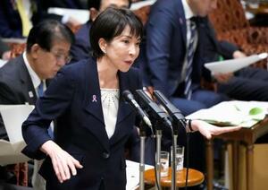 　参院予算委で答弁する高市首相＝１３日午後