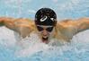 男子１００メートルバタフライ（視覚障害Ｓ１１）　１分２秒０４で優勝した木村敬一＝ＳＡＧＡサンライズパーク水泳場