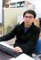 　古文書に記された地震の記述からＡＩで震度を推定するよう取り組む大邑潤三さん＝２月、東京都文京区の東大地震研究所