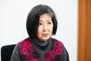 新著「評伝　市川房枝」について話す進藤久美子さん＝２０２６年３月、東京都内