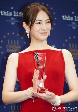 『ELLE CINEMA AWARDS 2025』授賞式に登壇した北川景子 (C)ORICON NewS inc.
