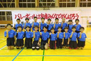 北信越大会に出場する菅谷JVCのメンバー=新発田市繁山