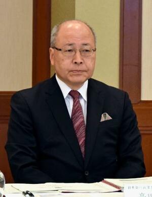 　講演に臨む日銀の高田創審議委員＝２６日午前、京都市