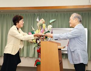 3年目を迎えた「長岡100歳大学大学院」の入学式=長岡市福住1