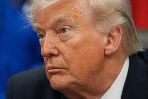 　トランプ米大統領＝２９日、ワシントン（ＡＰ＝共同）