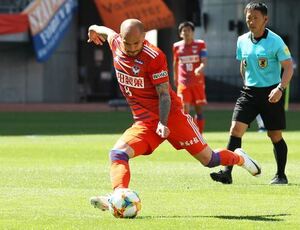 新潟-山口 先発出場のMFシルビーニョ=5月4日、ビッグスワン