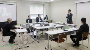 海岸保全基本計画の変更に向け専門家が議論した技術部会の初会合=3月11日、新潟県庁