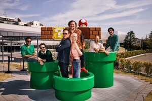 映画『ザ・スーパーマリオギャラクシー・ムービー』(4月24日公開)オリジナル版吹替声優たちが「ニンテンドーミュージアム」に集結