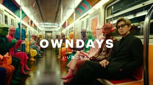 OWNDAYS【瞳の独白】「色の地下鉄」篇に出演する木村拓哉