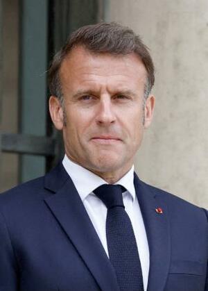 フランスのマクロン大統領(ロイター=共同)