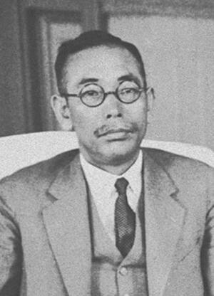 　東京市長を務めた永田秀次郎＝１９３０年６月、東京市役所（日本電報通信社撮影）