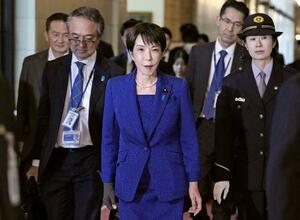 　高市首相＝２５日、国会