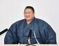 大相撲九州場所の番付が発表され、記者会見する新入幕の欧勝海＝２７日、佐賀県唐津市