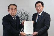 上越市直江津地区は「県内鉄道発祥の地」！ＰＲ求め小菅市長に要望書　市民団体ら