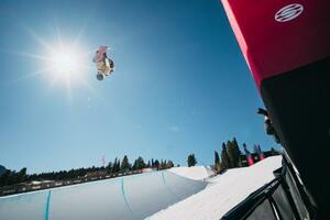 男子で優勝した山田琉聖=アスペン(主催者提供、共同)