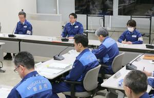 県や協力団体が能登半島地震に関する活動報告をした新潟市災害対策本部会議=2月9日、新潟市役所