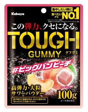 カバヤ食品の「タフグミ ビッグバンピーチ」