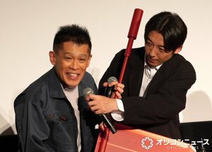 EXドラマ『リボーン 最後のヒーロー』先どり!第1話お披露目会&トークイベントに登壇した(左から)柳沢慎吾、高橋一生 (C)ORICON NewS inc.