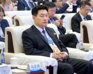 27日、中国吉林省長春市で「中国・北東アジア博覧会」の開幕式に出席した北朝鮮の馬宗帥・駐瀋陽総領事(共同)