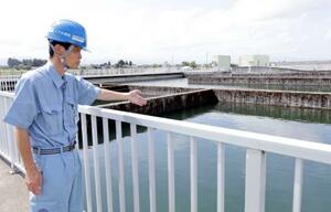 この40年間で、1世帯当たりの上下水道代支出の伸び率が全国最大だった富山市上下水道局の流杉浄水場